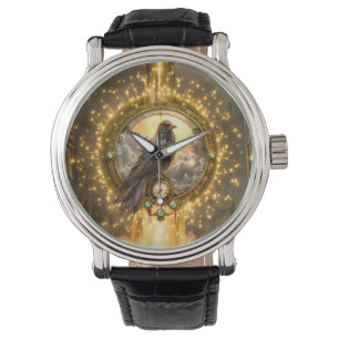 Timekeeper Raven – Gothic Clockwork  Watch