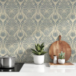 Timeless Art Deco Floral Feather Pattern Soft Grey Wallpaper<br><div class="desc">Add a touch of timeless elegance to your home with this Art Deco Peel & Stick wallpaper, featuring a refined floral feather pattern in a soft grey hue. The intricate design draws inspiration from classic Art Deco aesthetics, blending vintage charm with contemporary sophistication. The muted grey colour palette creates a...</div>