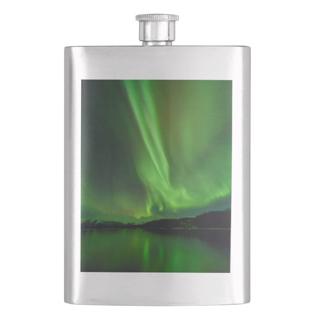 Timeless Aurora Hip Flask (Front)