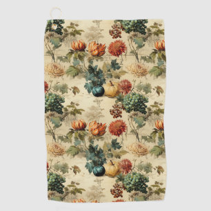 Timeless Autumn Harvest in Warm Muted Tones Golf Towel