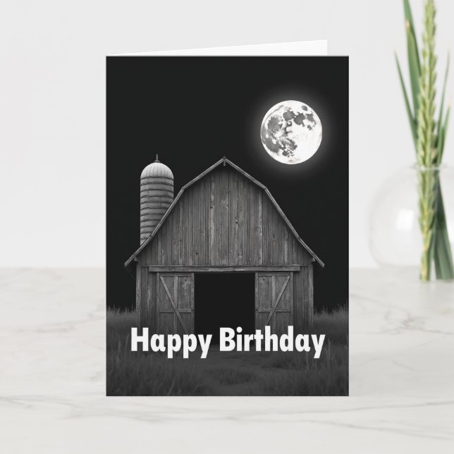 Timeless Barn Birthday Card (Front)