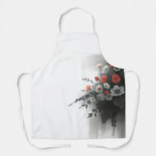 Timeless Beauty: Flowers in Full Bloom 🌸✨ Apron