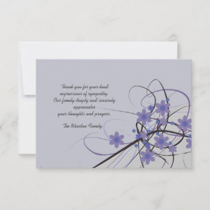 Timeless - Bereavement Thank You Notecard