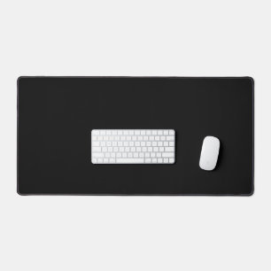 Timeless Black CUSTOMIZABLE Desk Mat