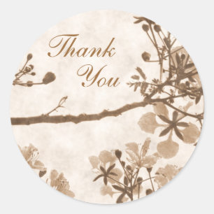 Timeless  Bliss - Thank You Classic Round Sticker