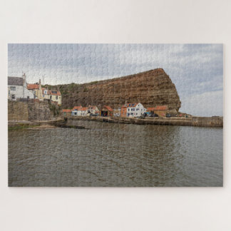 Timeless Charm of Staithes Harbor Jigsaw Puzzle