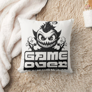 "Timeless Comfort,  Game Over The Classic Pillow" Throw Pillow