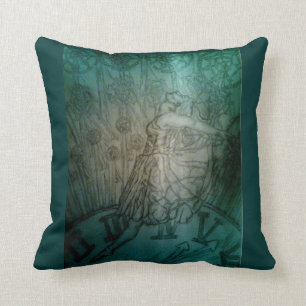 timeless dancer art by crystal puckett throw pillow