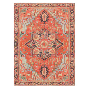 Timeless Echoes: Heritage Boho Oriental Moroccan Tablecloth