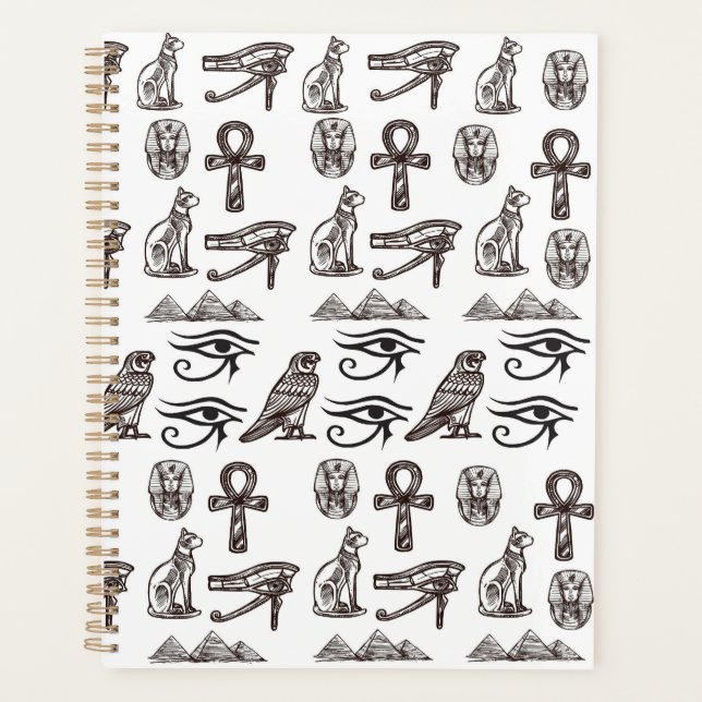 Timeless Egyptian Antiquities Digital Patterns Planner (Front)