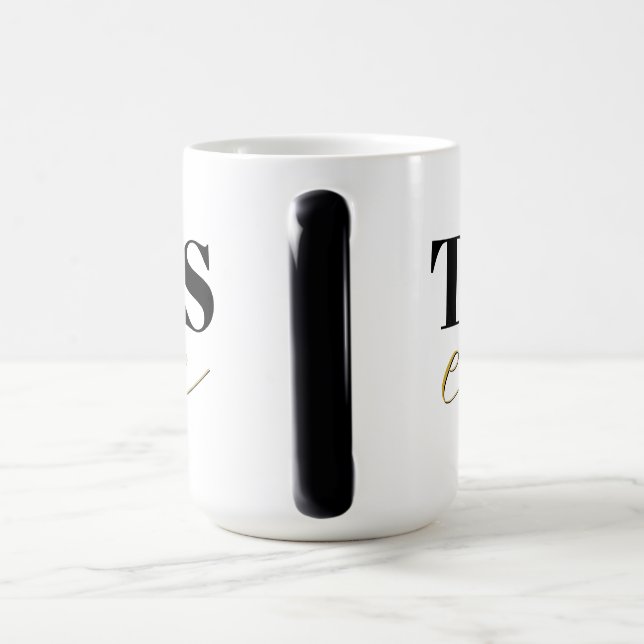 timeless elegance  magic mug (Handle)