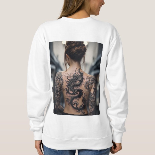 Timeless Elegance: Premium Women's Tee (Back)