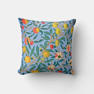 Timeless Elegance: William Morris's Four Fruits Throw Pillow