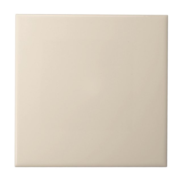 Timeless - Elegant Cream Ceramic Tile (Front)