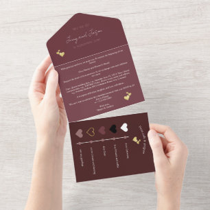 Timeless Elegant Wedding Invitation - Silk Vows