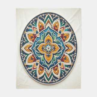 Timeless Embroidery #2 Fleece Blanket