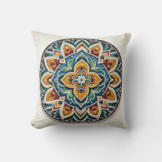 Timeless Embroidery #2 Throw Pillow