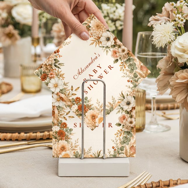 Timeless Fall Boho Baby Shower Napkin (Creator Uploaded)