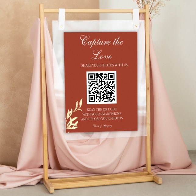 Timeless Floral Rustic Capture the Love Poster (Creator Uploaded)