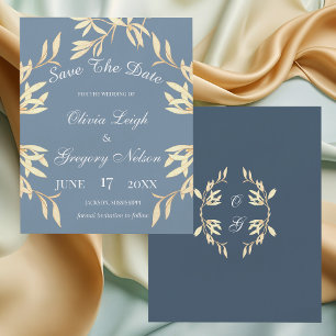 Timeless Floral Symphony Budget Save the Date Flyer