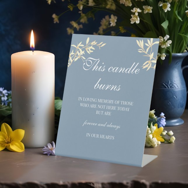 Timeless Floral Symphony This candle burns Pedestal Sign (Creator Uploaded)