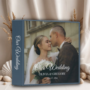 Timeless Floral Symphony Wedding photo album Binder