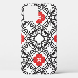 Timeless Floral Vintage: Seamless Classic iPhone 12 Case