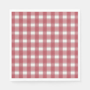 Timeless Gingham Red Napkin