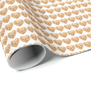 Timeless Golden Heart Symbol of Love Wrapping Paper