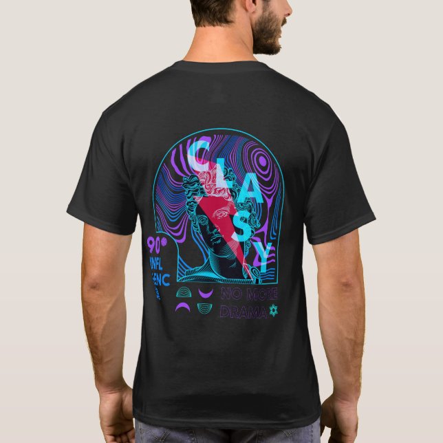 Timeless Grace: Ancient Greek Sculpture T-Shirt (Back)