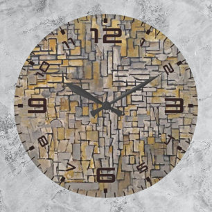 Timeless Harmony: Piet Mondrian Wall Clock