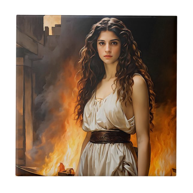 "Timeless Helen: Troy’s Catalyst" Tile (Front)