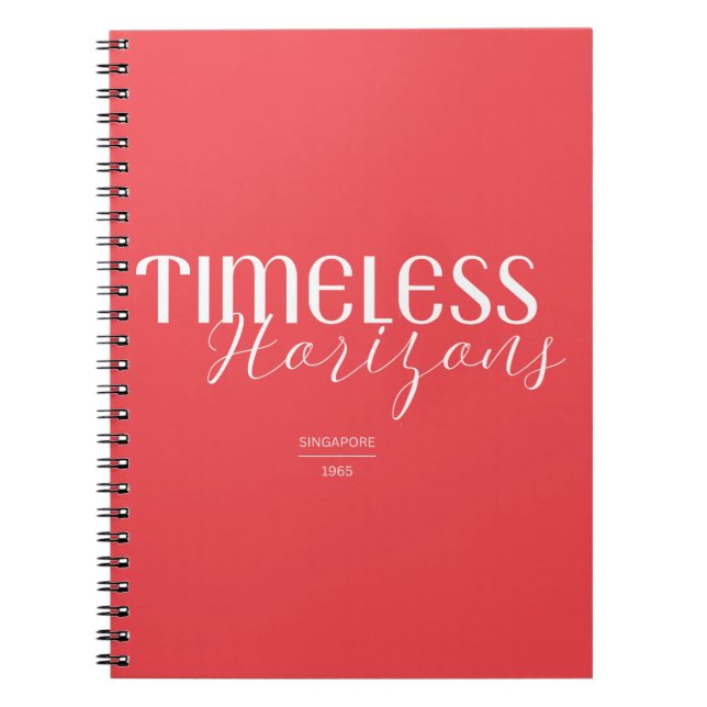 Timeless Horizons Singapore 1965 Notebook (Front)