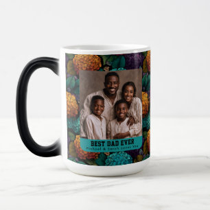 Timeless Hydrangea Flower Step Dad Birthday Coffee Magic Mug