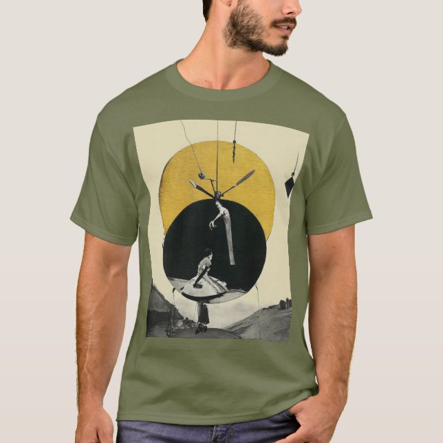 Timeless Illusion | Surreal Collage Art Tee (Front)