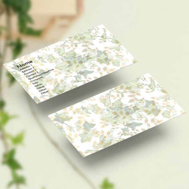 Timeless Ivy  Business Card (Creator Uploaded)