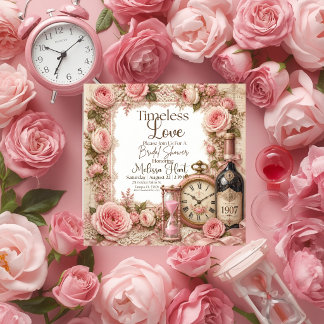 Timeless Love Bridal Shower Invitation