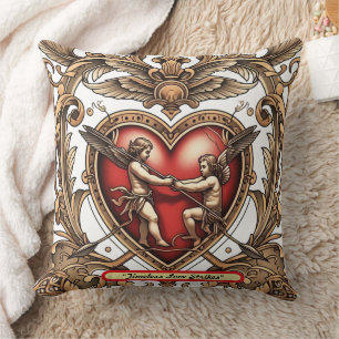 "Timeless Love Design" Throw Pillow