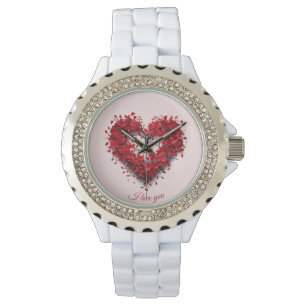 Timeless Love   Floral Heart   Valentine's Day  Watch