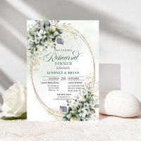 Timeless Love Rehearsal Dinner Boho Eucalyptus Gol