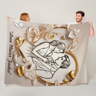 "Timeless Love Treasure" Fleece Blanket