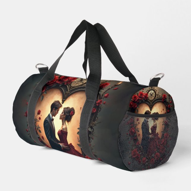 Timeless Love –Victorian Gothic Wedding Collection Duffle Bag (Right Corner)