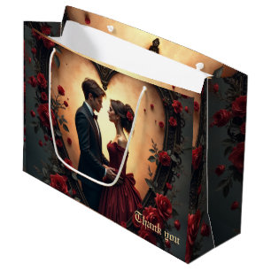 Timeless Love –Victorian Gothic Wedding Collection Large Gift Bag