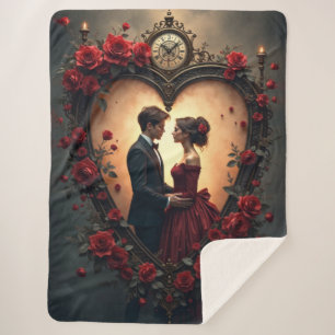 Timeless Love –Victorian Gothic Wedding Collection Sherpa Blanket