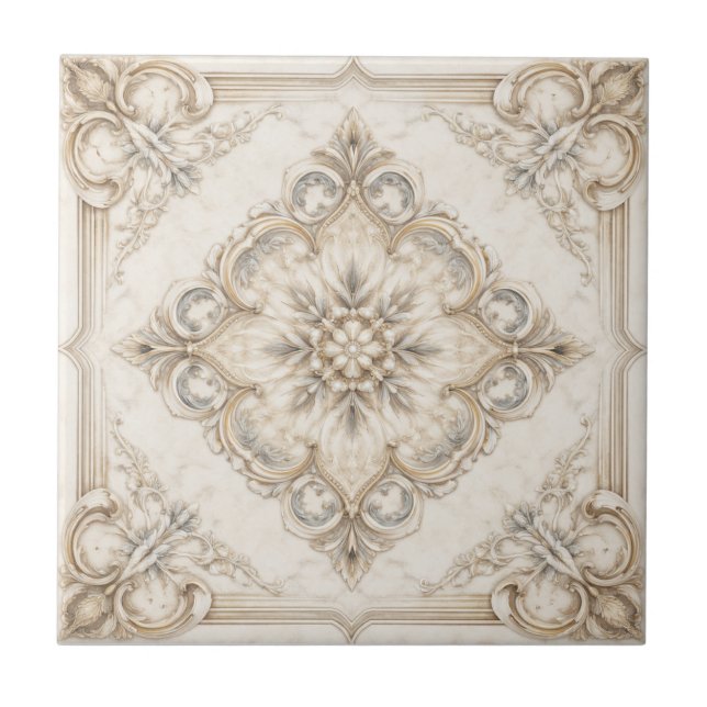 Timeless Luxury Classical Architectural Tile (Front)