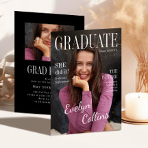 Timeless Magazine Cover Photo Graduation