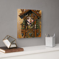 “Timeless Muse” – A Cuckoo Clock Portrait 