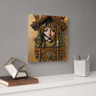 “Timeless Muse” – A Cuckoo Clock Portrait