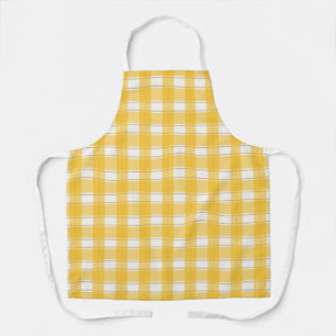 Timeless Plaid Yellow Apron