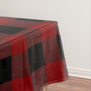 Timeless Red and black Tablecloth